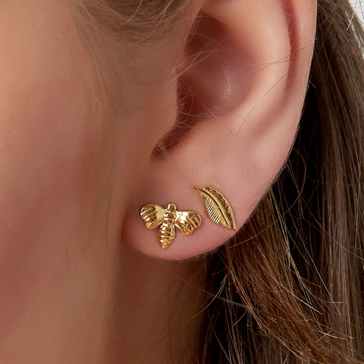 Boucles d’oreilles Abeilles