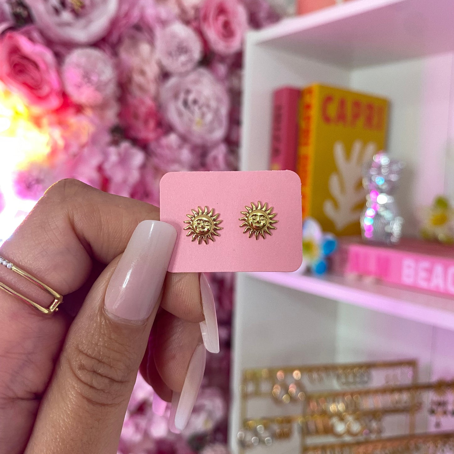 Boucles d’oreilles Sun