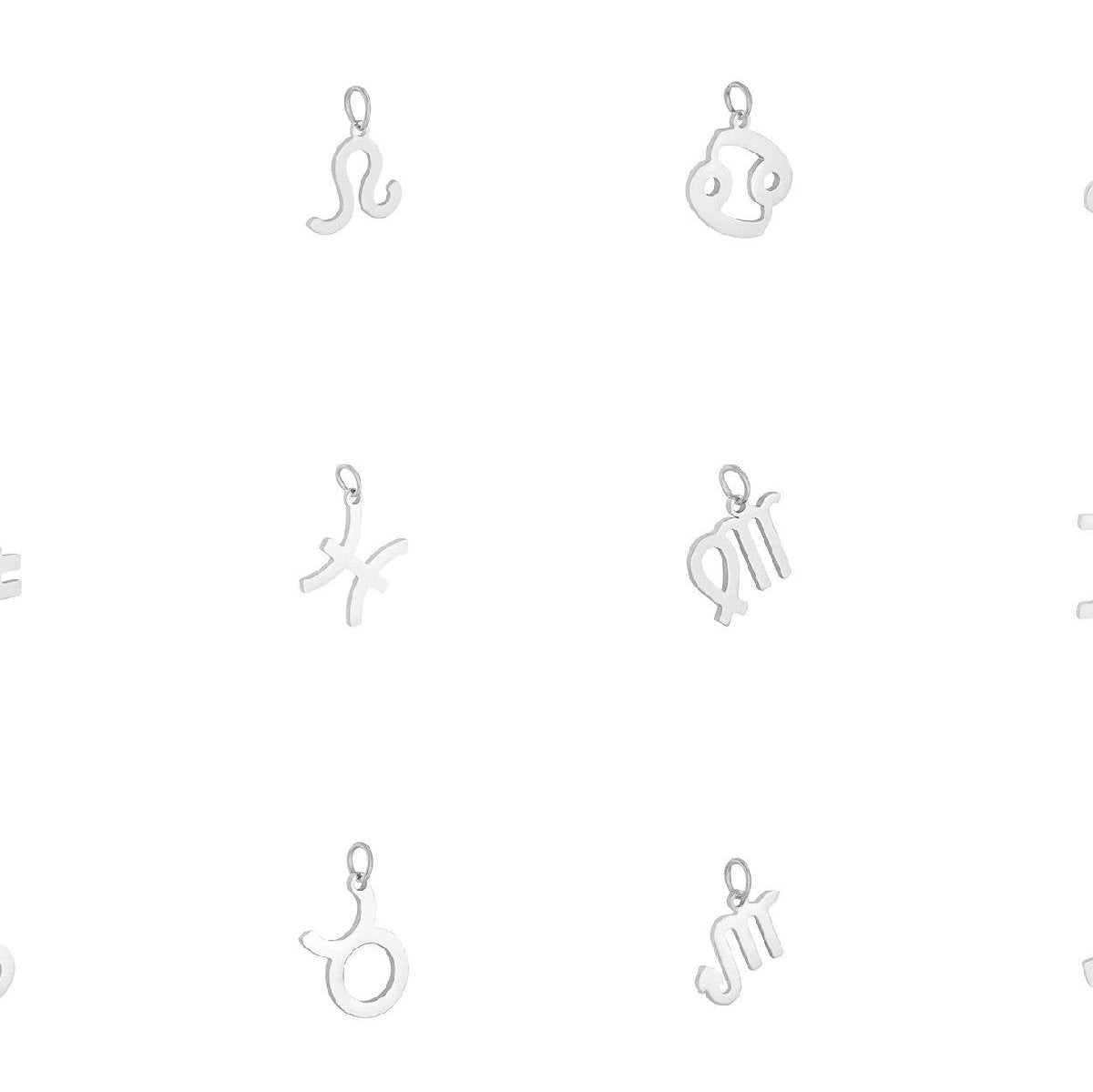 Signe Zodiaque Argenté