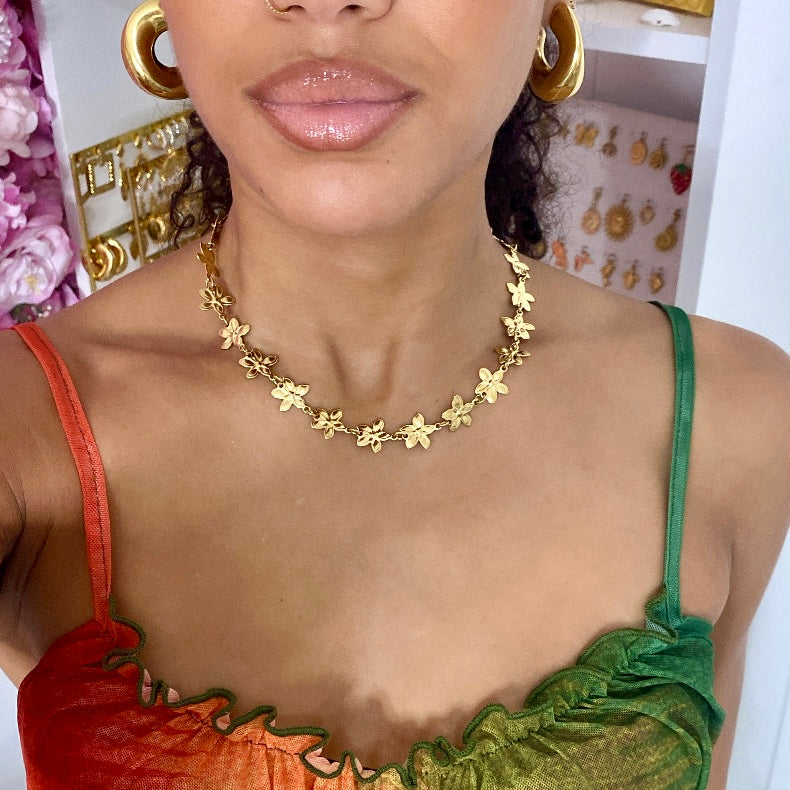 Collier Hibiscus