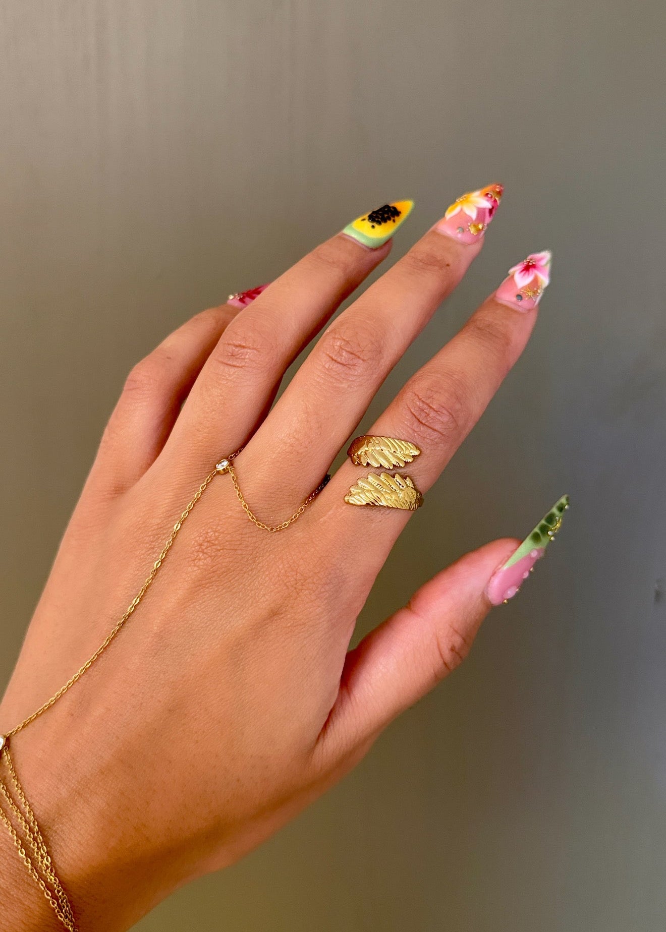 Bague Plume