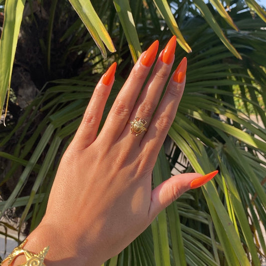 Bague scarabée
