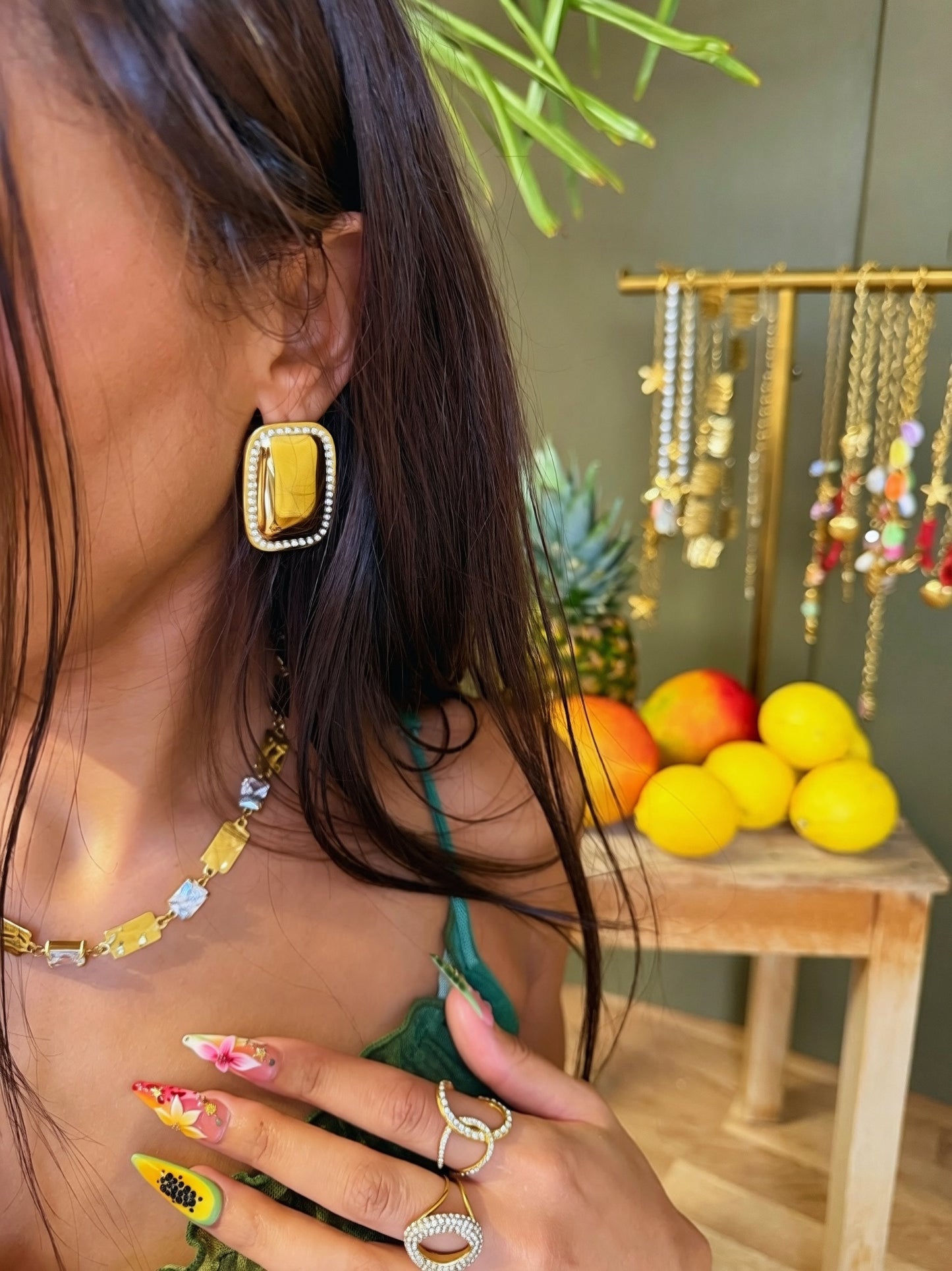 Boucles d'oreilles Queen