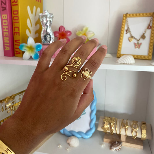 Bague scarabée