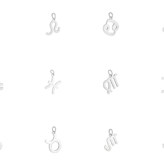 Signe Zodiaque Argenté